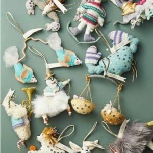 Anthropologie Zodiac Ornament Set